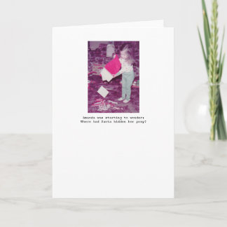 子馬の休日の挨拶状 シーズンカード