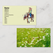 子馬の名刺のライダー 名刺 (正面/裏面)