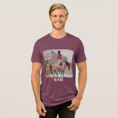 子馬の牝馬 トライブレンドTシャツ (正面全面)