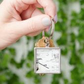 子馬の自動銃の比較 キーホルダー (手)