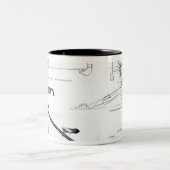 子馬の自動銃の比較 ツートーンマグカップ (中央)