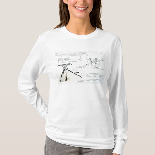 子馬の自動銃の比較 Tシャツ (正面)