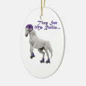 子馬の込み合い セラミックオーナメント (左)