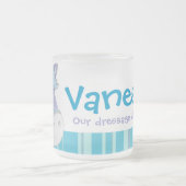 子馬の青い馬場馬術のチャンピオンの名前はマグをからかいます フロストグラスマグカップ (中央)