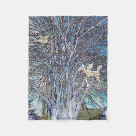 子馬エンジェルアンドスタードリーム フリースブランケット