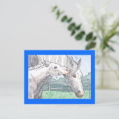 "子馬キス2" ポストカード (スタンド正面)