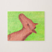 子馬ポニー馬の水の色絵を描のパズル ジグソーパズル (横)