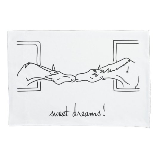 子馬ライン-甘美な夢! 枕箱 枕カバー (正面)