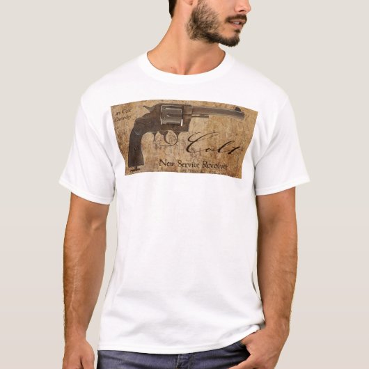 子馬新しいサービスリボルバークラシックリボルバー Tシャツ (正面)