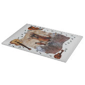 子馬音楽まな板 カッティングボード (角)