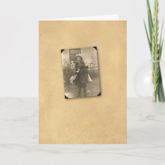 子馬1のカウボーイ カード (正面)