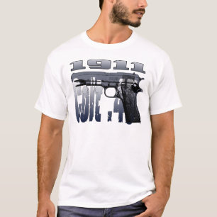 子馬1911 .45の口径の半自動デザイン Tシャツ