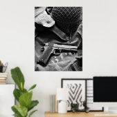 子馬1911A1ポスター ポスター (ホームオフィス)