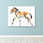 子馬 キャンバスプリント (インサイチュ (ウッドフロア))