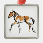 子馬 メタルオーナメント (正面)