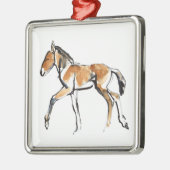 子馬 メタルオーナメント (左)