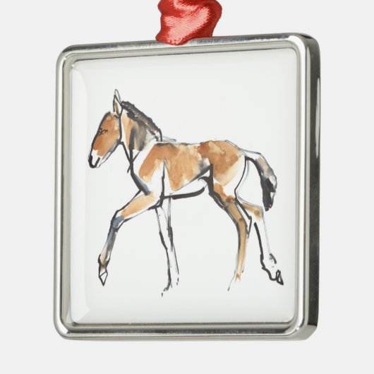 子馬 メタルオーナメント (左)