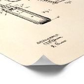 子馬.45 1911パテントアート – オールドペッパー ポスター (角)