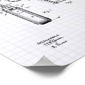 子馬.45 1911パテントアート – 並んだペッパー ポスター (角)