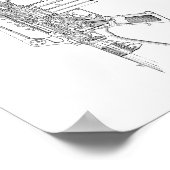 子馬AR-15半自動ライフル特許 ポスター (角)