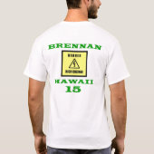 子馬BRENNAN Tシャツ (裏面)