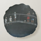 子魚釣り ラウンドクッション (裏面)