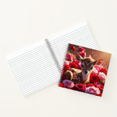 子鹿とバラ ノートブック (内部)