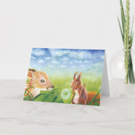 子鹿とリス シーズンカード