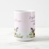 子鹿に昇進した妊娠が明らかになる コーヒーマグカップ (中央)