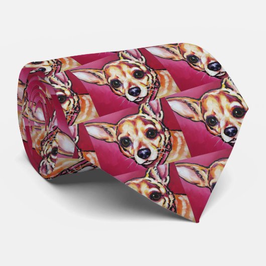 子鹿のチワワ2 ネクタイ (ロール)