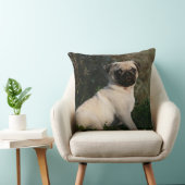 子鹿のパグの子犬のモデル クッション (椅子)