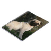 子鹿のパグの子犬のモデル ノートブック (左側)