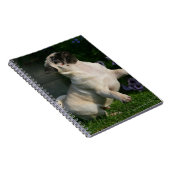 子鹿のパグの子犬 ノートブック (右側)