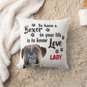 子鹿のボクサー犬が大好き クッション (ブランケット)