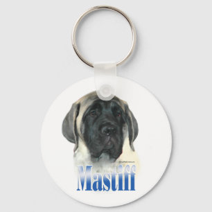 子鹿のマスティフの子犬の名前Keychain キーホルダー