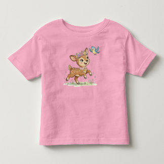 子鹿の冒険Tシャツ トドラーTシャツ