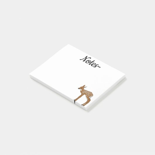 子鹿の動物 ポストイット (アングル)