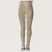 子鹿スポットベビー鹿パターン（の模様が）あるの衣装レギンス レギンス (正面)