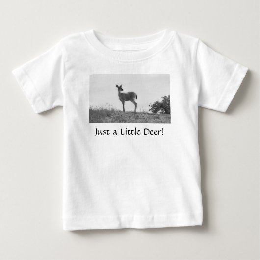 子鹿ベビー服 ベビーTシャツ (正面)