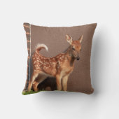 子鹿ポートレート クッション (裏面)