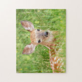 子鹿ポートレート ジグソーパズル (縦)
