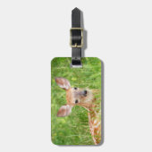 子鹿ポートレート ラゲッジタグ (正面縦)