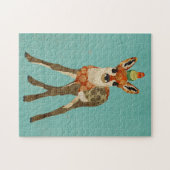 子鹿及び小さい鳥のパズル ジグソーパズル (横)