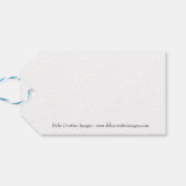 子鹿生まれたばかりののポートレート ギフトタグ (裏面横)