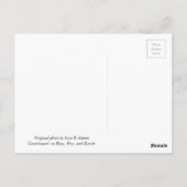 子鹿自然クリスチャン創造芸術 ポストカード (裏面)