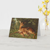 子鹿 | カール・シュウェニンガー、ジュニア。 カード (黄色い花)