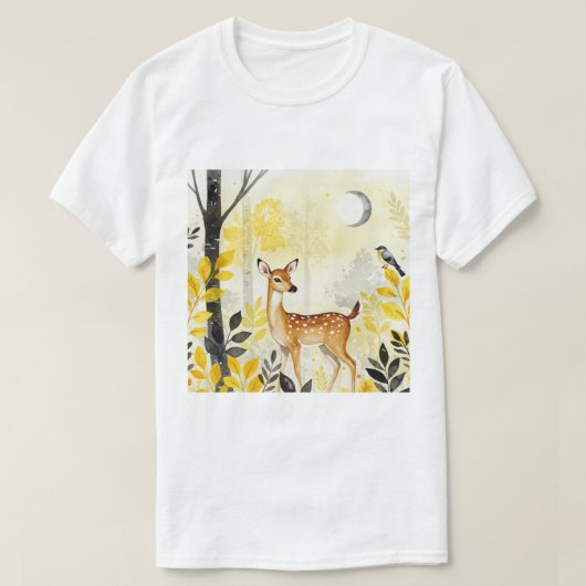 子鹿 Tシャツ (デザイン正面)