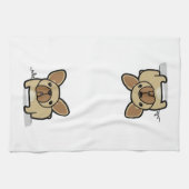 子鹿Frenchie キッチンタオル (横)