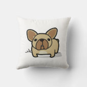 子鹿Frenchie クッション (裏面)