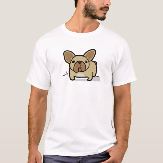 子鹿Frenchie Tシャツ (正面)